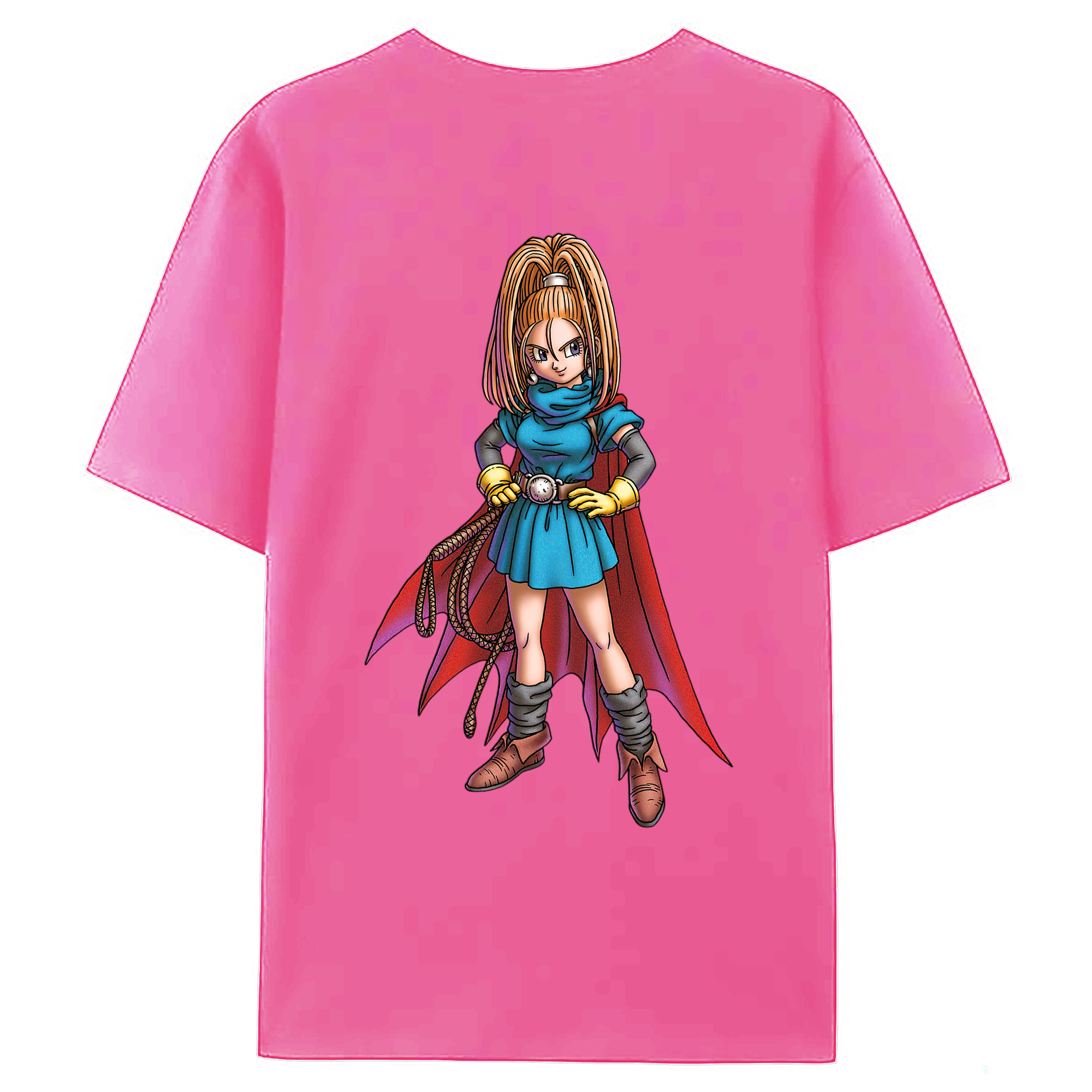 （画像用） ドラゴンクエスト Doragon Kuesuto Dragon Quest レディース半袖Tシャツ(バックプリント)